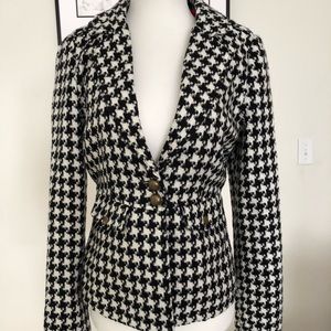 Houndstooth coat